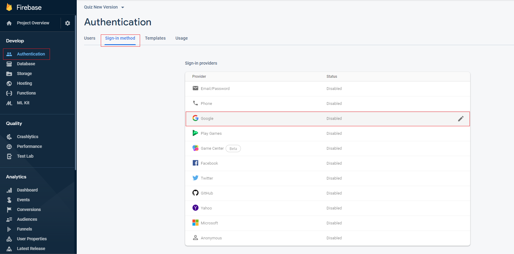 Google Sign-In