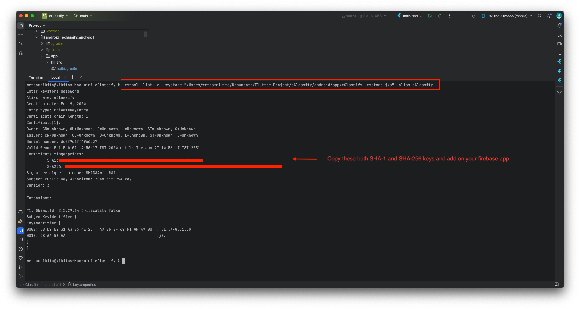 Release SHA 1