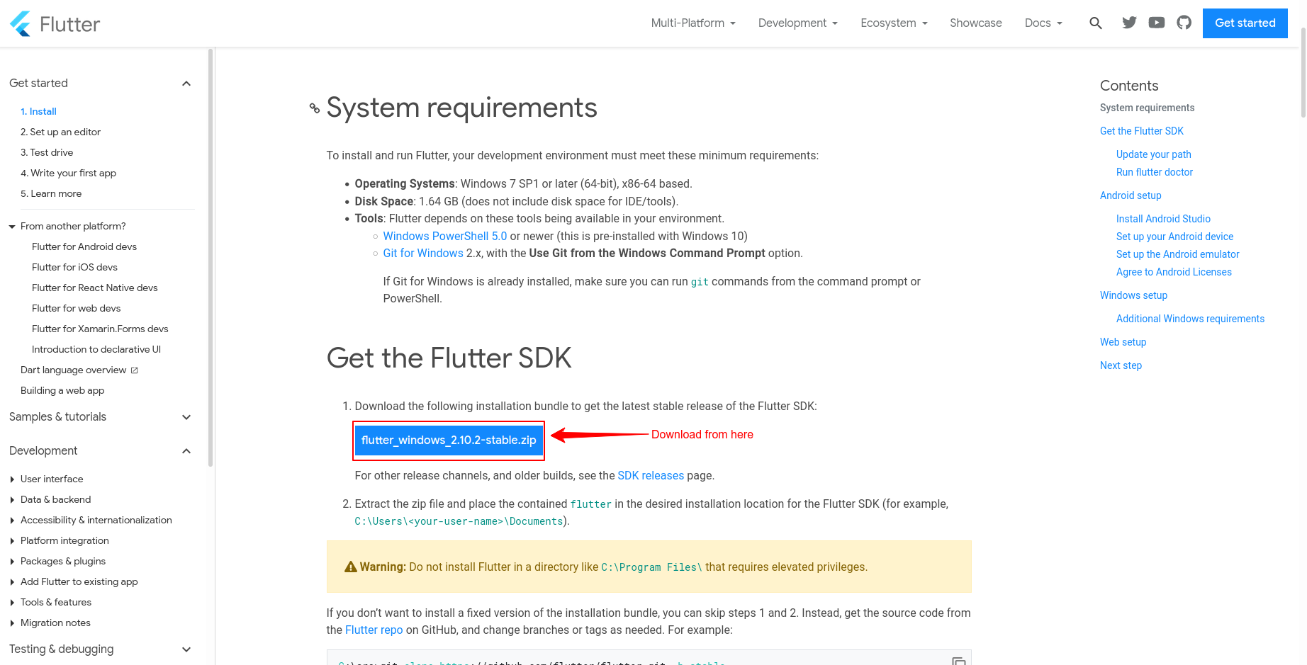 Flutter UI Component